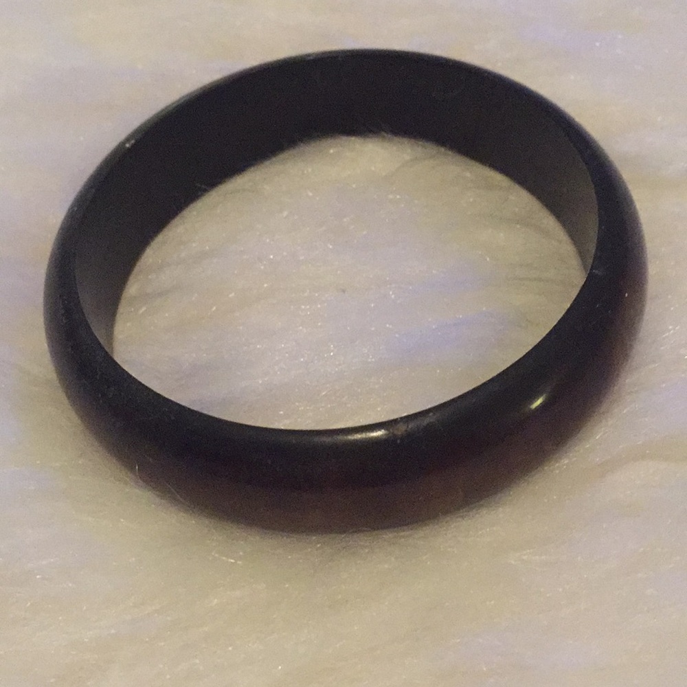 Acrylic wood look bracelet